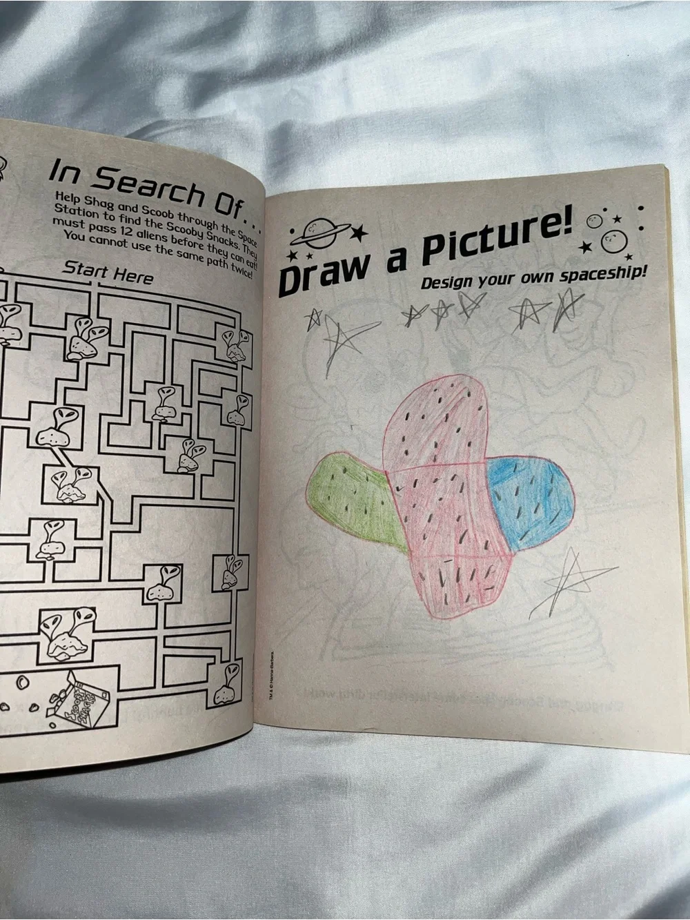 Scooby-Doo Jumbo Coloring & Activity Book 2008 Hanna-Barbera Kids Cartoon
